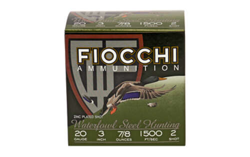 Ammunition Fiocchi Ammunition Flyway Steel 20Gauge FIOCCHI 20GA #2 FLYWAY STEEL 25/250